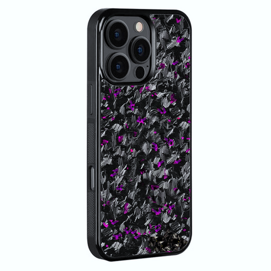 iPhone Real Carbon Fiber Case - Dark Matter Purple